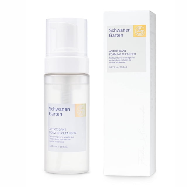 Limpiador espumoso Schwanen Garten 5.07oz / 150ml - SG Antioxidant Source Limpiador que equilibra el pH Ingredientes cultivados orgánicamente y seleccionados a mano Vegano Belleza limpia Cuidado de la
