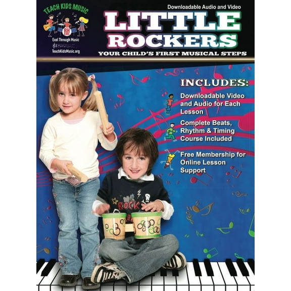 Little Rockers - Your Child's First Musical Steps: Book with Downloadable Audio and Video (Paperback)