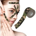 thumbnail image 1 of Face Lift Tape, Face Lift Sticker, V-Line Face Lift Patch, Anti Wrinkle Face Patch, Face Lift Tape, Invisible Face Lift Patches, for Skin Tightening, 5cmx5m, Green Camouflage, 1 of 5