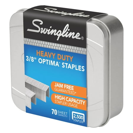 UPC: 0074711355506 | Swingline Optima High Capacity Staples  3/8  Leg  2 500/Box (S7035550A)