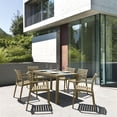 thumbnail image 1 of Compamia Artemis 7 Piece Patio Dining Set in Taupe, 1 of 3