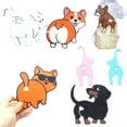 thumbnail image 3 of Bread Bag Clip,Dog Cat Butt Bread Clip,Funny Animal 3D Printed Snack Bag Holder,Squeeze Food Bread Bags Cinch, Easy to Use Funny Animal Clips, Keep Food Fresh Longer, 3 of 7