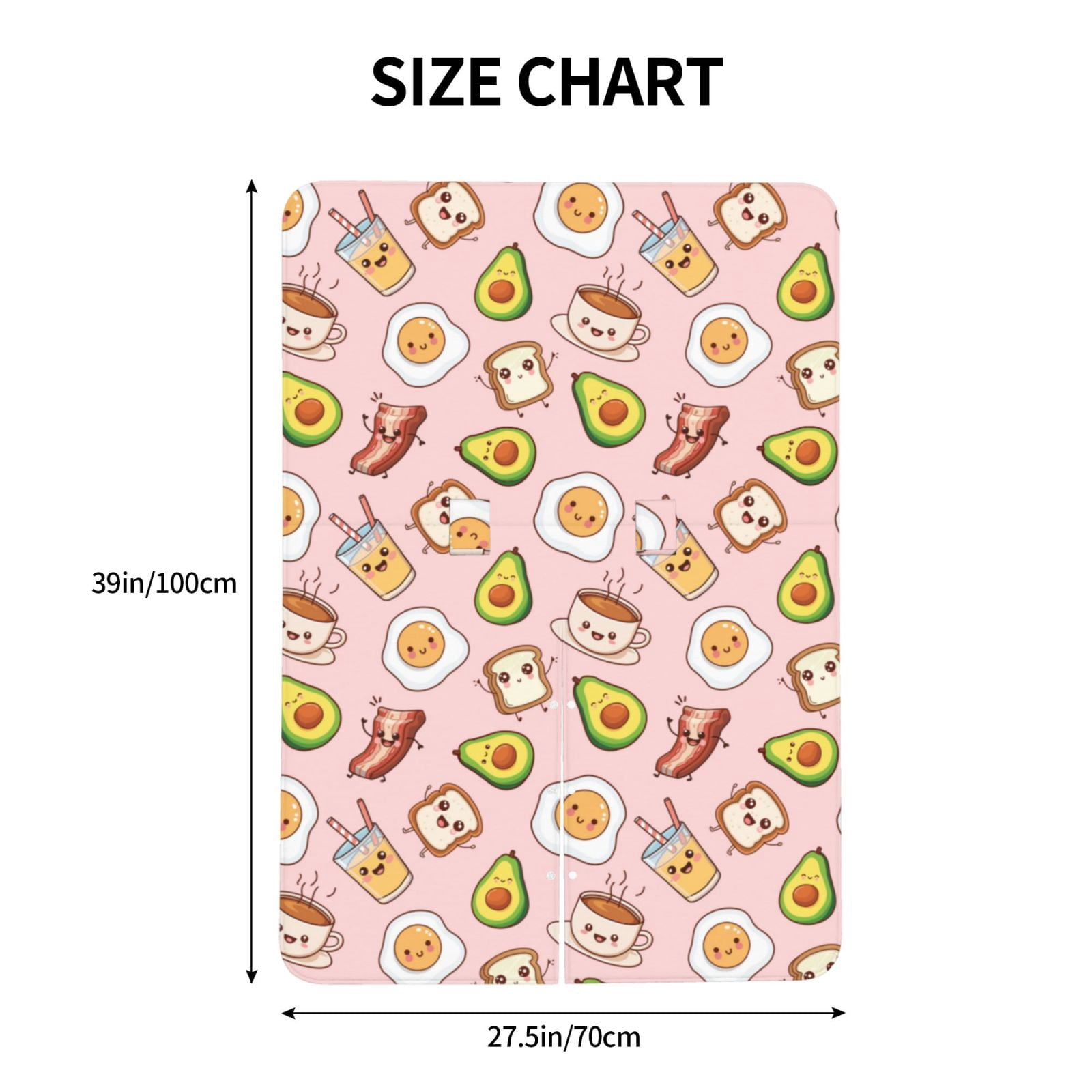 Car Seat Cover Baby - Breakfast Breathable Infant Car Seat Cover for Baby Carseat, Lightweight Comfort Baby Essentials Must Haves Newborn Stuff for Girl Boy