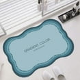 thumbnail image 3 of Mdesiwst Door Mat Irregular Shapes Smooth Trimming Process Flexible Rubber Bathroom Mat Absorbent Cute Carpet Rug Bathroom Supply, 3 of 8