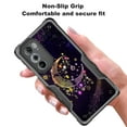 thumbnail image 3 of Rosebono Compatible With Motorola Moto G60/G60S Case, Hybrid Dual Layer Graphic Design Pattern Heavy Duty Protection Case For Motorola Moto G60/G60S (Wiccan), 3 of 4