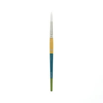 Princeton Brush Snap Short Handle White Nylon Taklon Brush, Round, 10