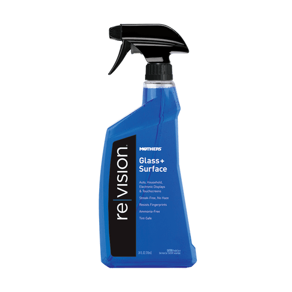 Mothers Glass Cleaner 06624 Revision; Interior/Exterior Use; 24 Ounce Spray Bottle