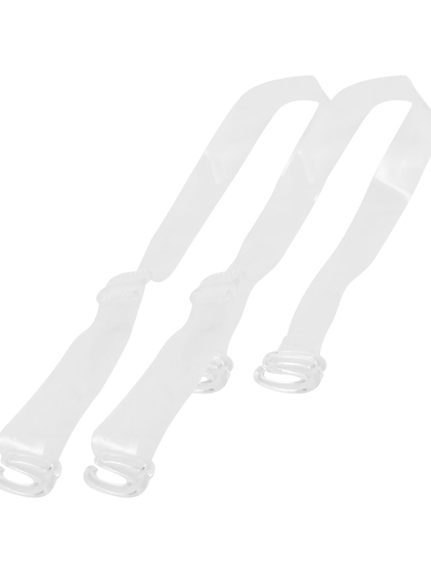 Allegra K Sliding Adjustable Clear Slilicone Bra Shoulder Straps Pair for Women