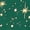 Dark Green, variant on Junior's Stand Collar Long Sleeve Metallic Dots Stars Blouse Dark Blue 2XL