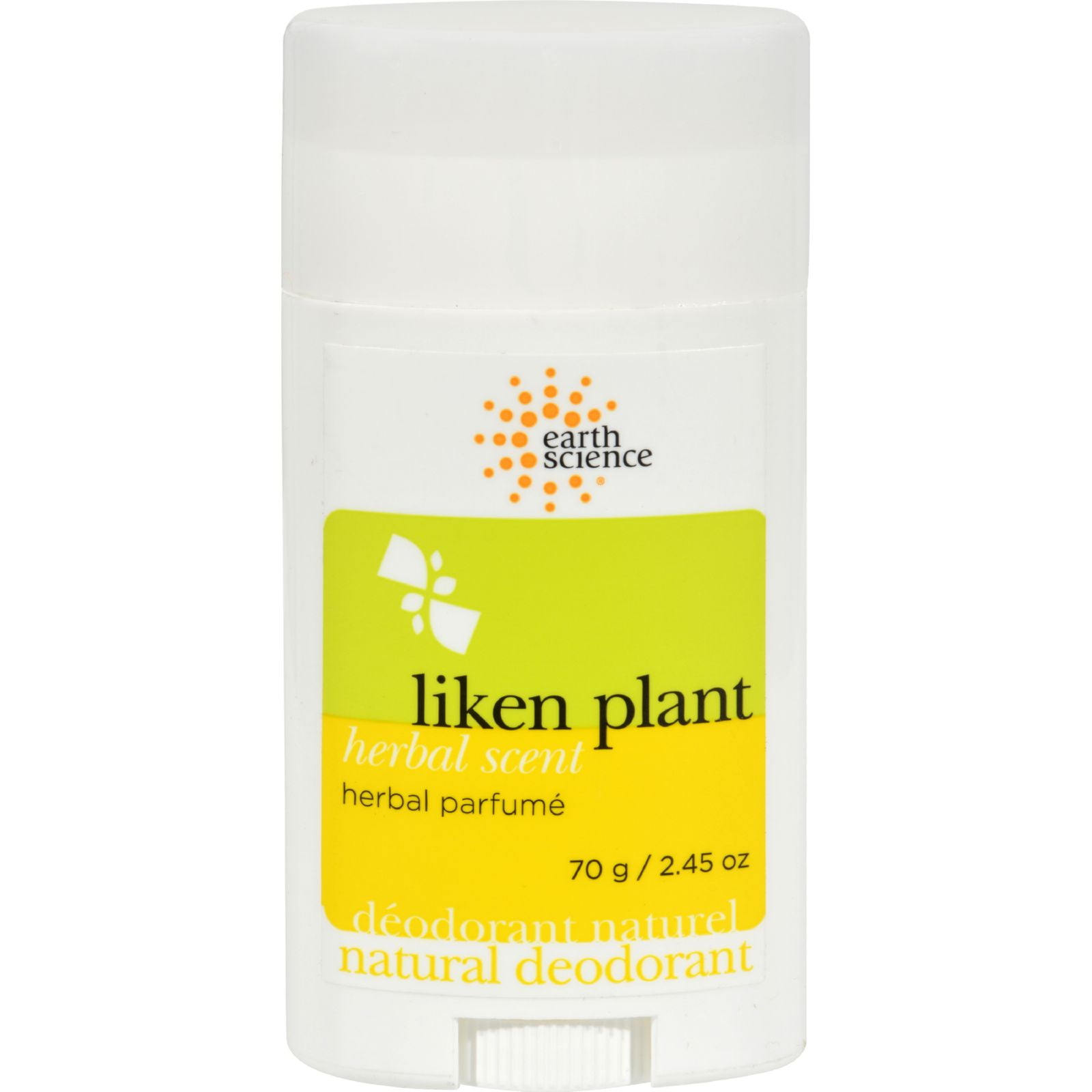 Earth Science Liken Plant Natural Deodorant Herbal Parfume - 2.5 Oz