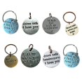 thumbnail image 5 of Trucker Driver Keychain Pendant Silver Stainless Steel Creative Holiday Gifts, 5 of 5