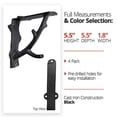 thumbnail image 2 of NACH JS-90-078S Branch Wall Shelf Bracket Small 5 Pack of 4 5.5x5.5x1.8 inch, 2 of 3
