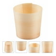 Senikei 20pcs Hemoton French Fries Disposable Wood Cups for Parties