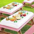 thumbnail image 5 of 2 Pack Ice Serving Buffet Salad Cooler Food Drink Containers with Drain Plug, BBQ Picnic Pool Party Supplies Inflatable Cooler, Inflatable Serving Bars Ice Buffet Salad Serving Trays, 5 of 6