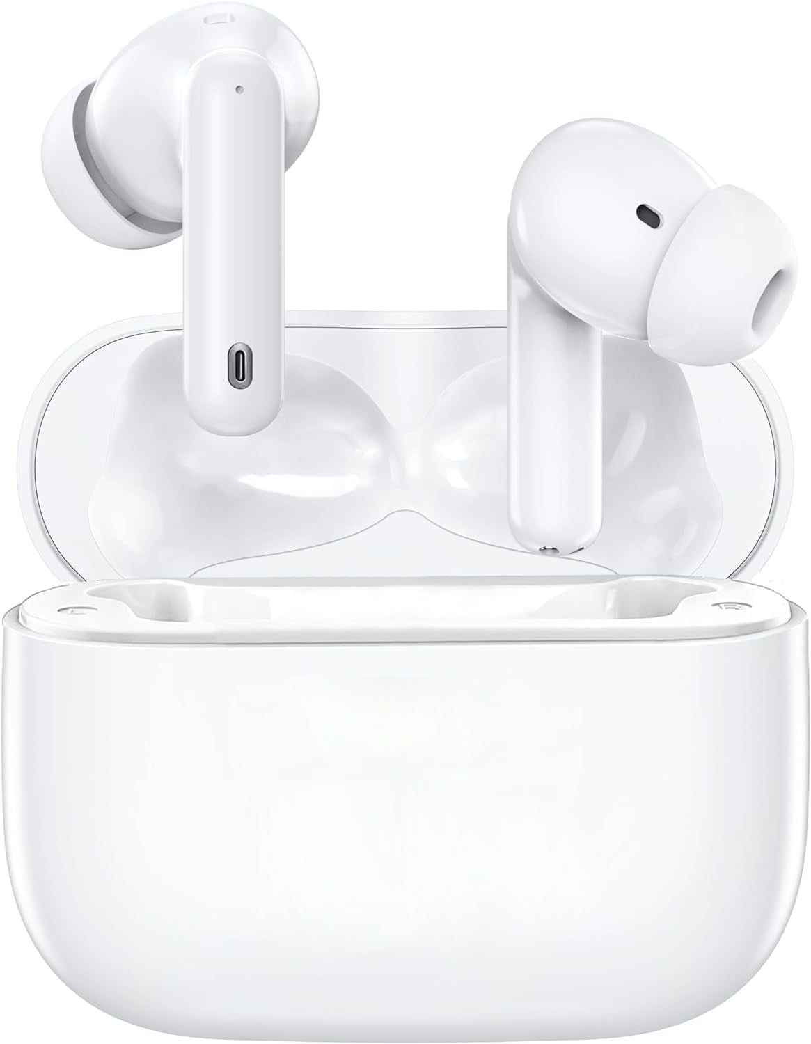Wireless Earbuds, Bluetooth 5.3Earphones Noise Cancelling Wireless Headphones 30H Cycle Playtime Hi-Fi Stereo Sound Sweatproof Touch Control Earphones with mic, in-Ear Headset for Android/iPhone