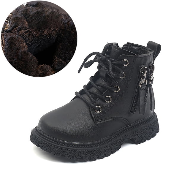 Girls Boots,Mesh Lace Boots Breathable Non Design Comfortable Everyday Wear Lightweight Footwear for Kids,Toddler Boots,Black,10.5