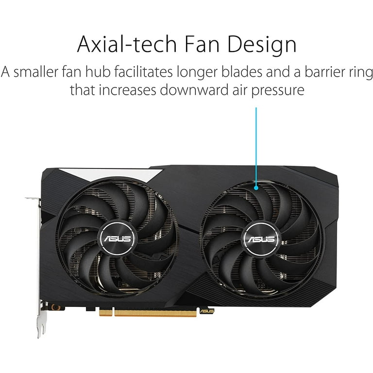 ASUS Dual AMD Radeon RX 6600 8GB GDDR6 Gaming Graphics Card RX