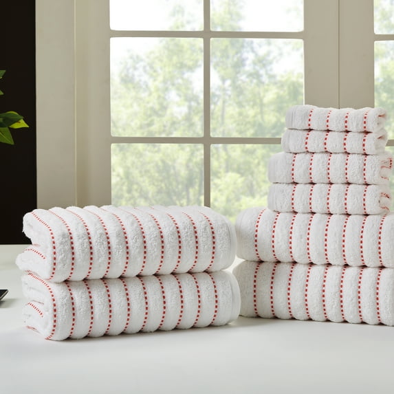 Superior Galyn Organic Cotton Wave 8-Piece Towel Set