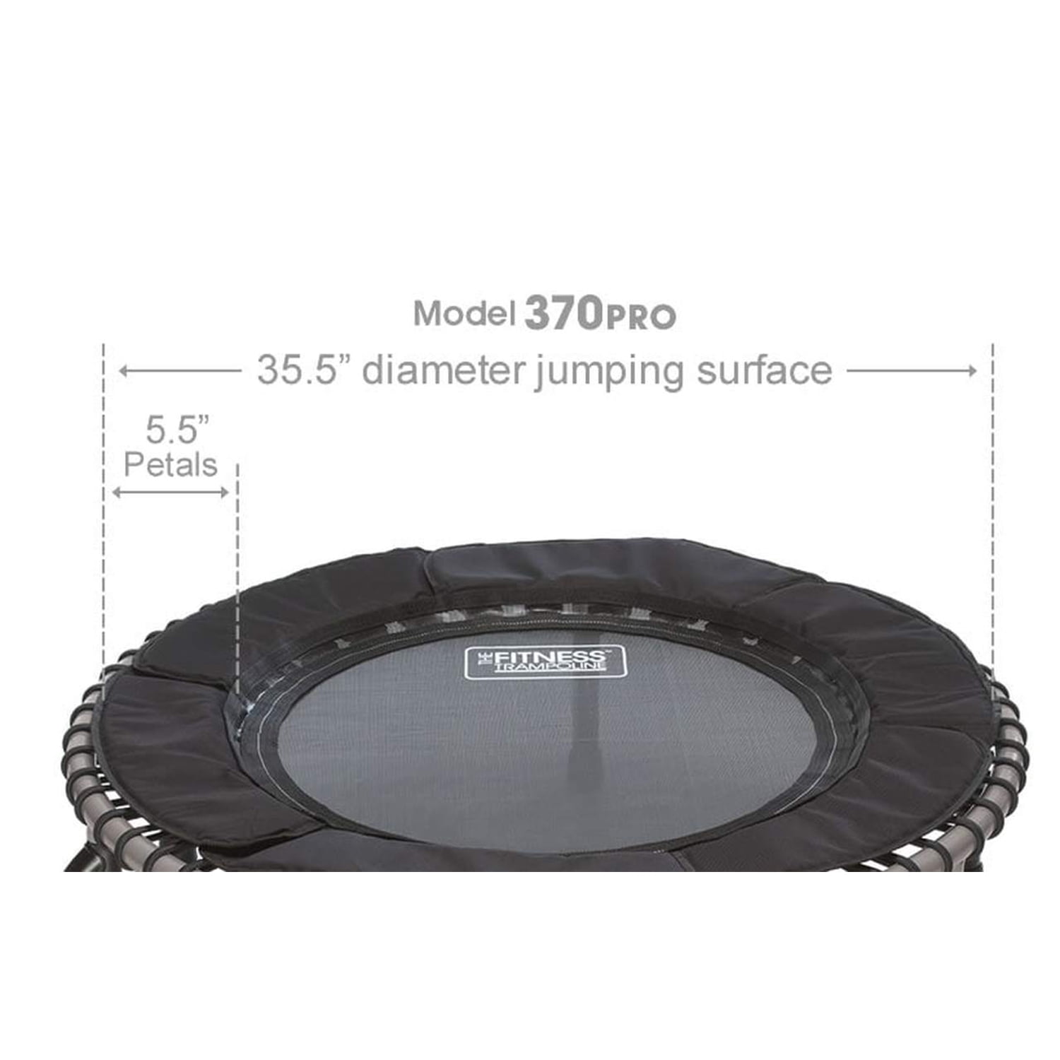JumpSport 370 PRO Indoor 39-Inch Trampoline with Handle Bar Accessory