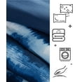 thumbnail image 3 of Urban Shop 3-Piece Tie Dye Navy Comforter Set, Twin, 3 of 5