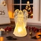 thumbnail image 5 of Luz Nocturna De Pvc Adorno de cristal acrílico con luz nocturna LED de ángel querubín, decoración navideña para el hogar, 11 x 6 x 5,5 cm, blanco, 1 unidad Rkxzt, 5 of 9