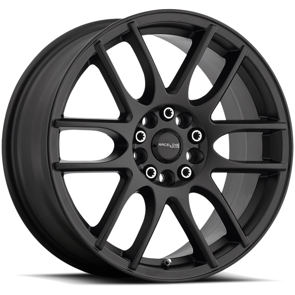 16 Inch Raceline 141B Mystique 16x7 5x100/5x114.3 +40 Satin Black Wheel