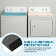 thumbnail image 6 of Washer and Dryer Top Protector Mat 24" x 16" - Non-Slip, Quick Drying Rubber Washing Machine Top Cover Pad for Home Kitchen Laundry Room, Deep Gray, 6 of 6