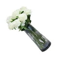 thumbnail image 1 of fastboy 10pcs Artificial Rose Flower Simulation Floral Decor Home Office Wedding Cloth artificial Flower, White, 1 of 4