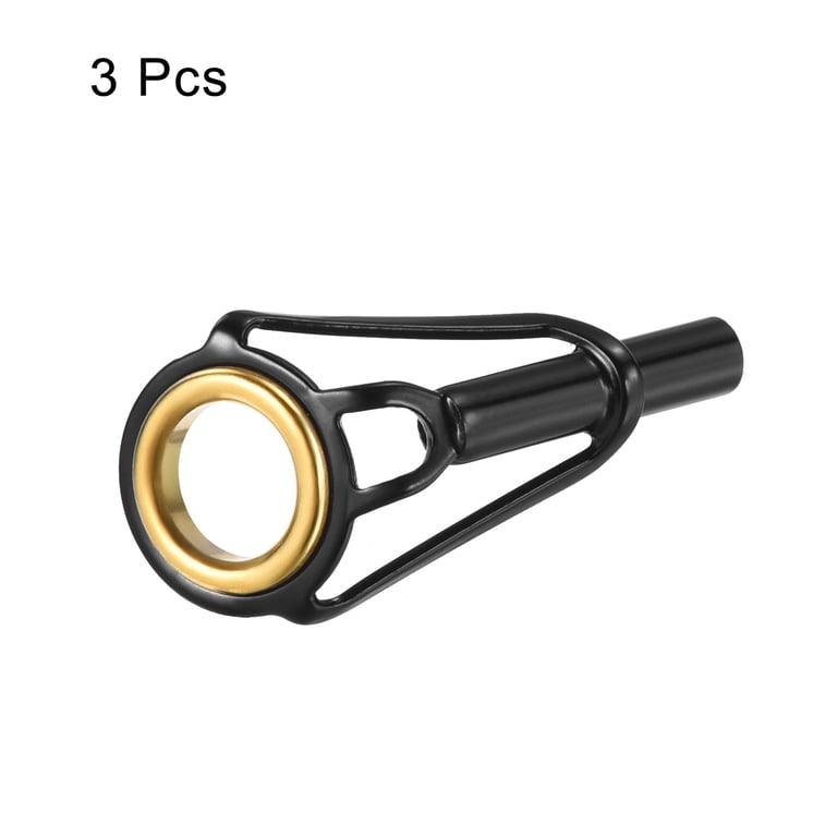 3.2mm Tube Dia Fishing Rod Tips Repair Kit Stainless Steel Ring Guide 3 Pack
