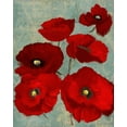 thumbnail image 2 of Loreth, Lanie 15x18 White Modern Wood Framed Museum Art Print Titled - Kindles Poppies II, 2 of 4