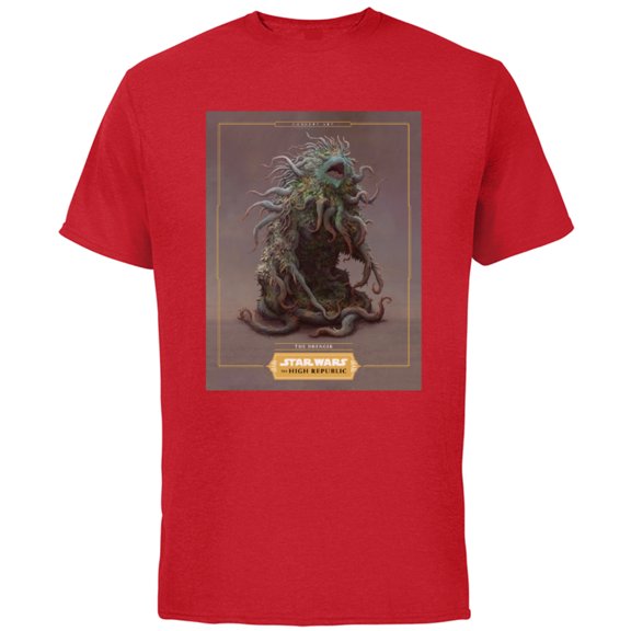 Star Wars The High Republic The Drengir - Short Sleeve Cotton T-Shirt for Adults - Customized-Red