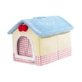 thumbnail image 3 of Cama para gatos de peluche, caseta para gatos, acogedor nido para mascotas, suministros para gatos y gatitos. SG, 3 of 8