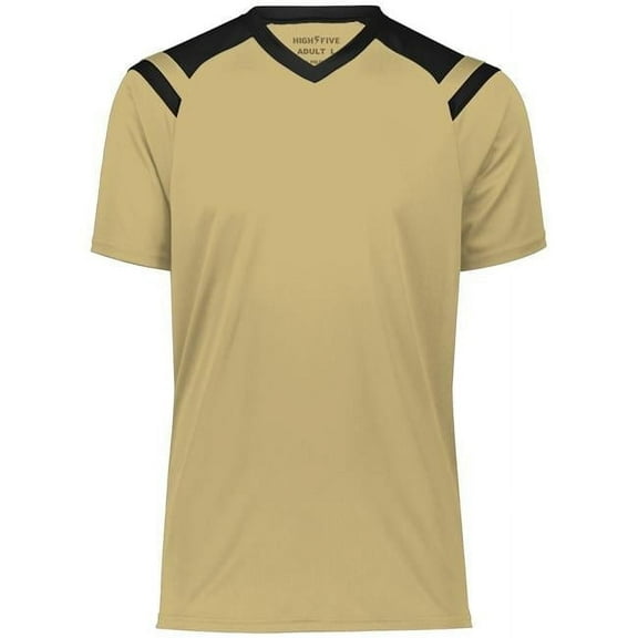 High Five 322971.252.L Youth Sheffield Jersey, Vegas Gold & Black - Large