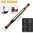 thumbnail image 2 of Magnetic Rechargeable LED Work Light, Under-Hood Work Light, Home Accessory Light Strip, Under-Hood Mechanic Light for Mechanics/Auto Repair/Garage 1pcs, 2 of 8
