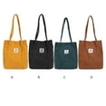 thumbnail image 2 of Langgg Shoulder Bag Velvet Crossbody Tote Bag Girl Woman Single-Shoulder Messenger Pouch Travel Accessory, Brown, 2 of 8