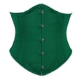 thumbnail image 4 of DuoJiaJ Womens Waist Cincher Corset, Lace Up Shaping Belt Festival Outfit Green Sizes XS-2XL, 4 of 7