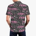thumbnail image 4 of Daiia Lovely Mom Ever Pattern Men’s Polo Shirts,Solid Deck Shirt,Classic Fit, Breathable Cotton Polo for Casual and Sport Wear-Medium, 4 of 9