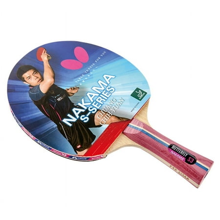UPC: 4906901183186 | Butterfly Nakama S3 Table Tennis Racket-Carbon Blade-Flextra 1.9 Rubbers