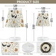 thumbnail image 4 of Yayeee Mini Table Lamp 10.8" Dimmable with Fabric Shade 3 Color Temperatures, Halloween Happy Ghosts, 4 of 7