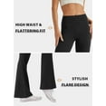 thumbnail image 5 of Women's High Waist Bootcut Yoga Pants Tummy Control Workout Flare Leggings, 5 of 6