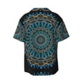 thumbnail image 2 of Fotbe Mandala print Short Sleeve Button Down Shirts for Men Casual Summer Beach Wrinkle Free Shirt-4X-Large, 2 of 7