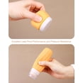 thumbnail image 4 of Micebay Travel Bottles for Toiletries 8 Pack, Travel Size Toiletries, Tsa Approved Travel Size Containers 3oz, with Travel Essentials Clear Bag, Leak Proof Silicone Squeezable Creams Jars, 4 of 9