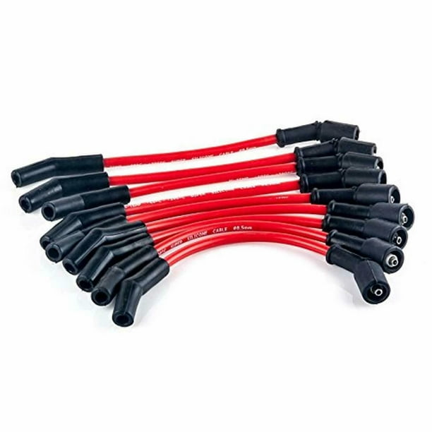 8.5 mm LSx LS1 LS2 LS3 LS6 LS7 High Heat Spark Plug Ignition Wires Set
