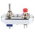 thumbnail image 2 of Bouton Poussoir Momentané Auto-Réinitialisation Interrupteur 3pin 2 Positions Interrupteur à Bascule 220V 3A, 2 of 7