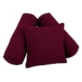 thumbnail image 1 of Blazing Needles 3 Piece Twill Solid Corded Pillow Set, 1 of 2