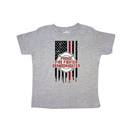 

Inktastic Proud Firefighter Granddaughter Gift Toddler Toddler Girl T-Shirt