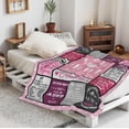 thumbnail image 2 of Yibo Son Gifts Blanket Flannel Soft and Comfortable Anti-static Bed Sofa Blanket, 2 of 7