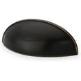 thumbnail image 2 of Mascot Hardware Shell 3 inch (76Mm) Cabinet Drawer Pull - Pack of 8 Pack of 8 - Oil Rubbed Bronze, 2 of 12