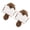 Brown, variant on 2PCS Cats Squirrels Toy Soft Plush and Crinkle Paper Sounding Plush Toy Enhancing Pet Indoor Activity and Engagement