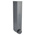 thumbnail image 3 of Push Type Hand  Dispenser, 2 Compartment Design ABS Material Pump Hand  Dispenser  For Restaurant For Bathroom For Hotel Gray, 3 of 8